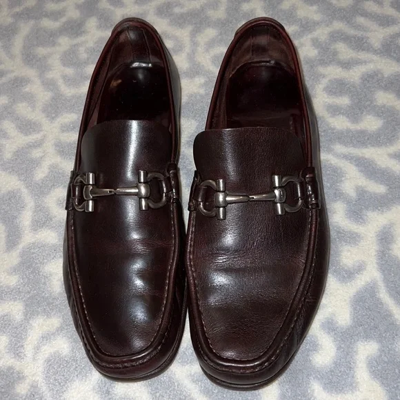 Salvatore Ferragamo Dark Brown Men\'s Loafers 9.5 Salvatore Ferragamo Men main image 3